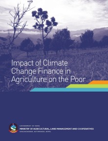 Impact of climate change finance in agriculture on the poor